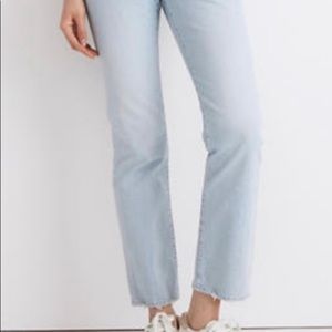 MADEWELL SLIM DEMI BOOT LIGHT WASH